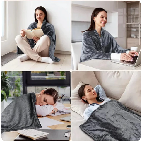 Warmth-USB Heated Blanket 3 Heating Levels